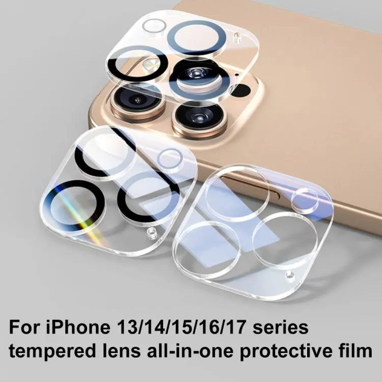 XDcase Silkscreen Integrated Tempered Glass Back Camera Film Iphone 13 - 17 Series - Image 2