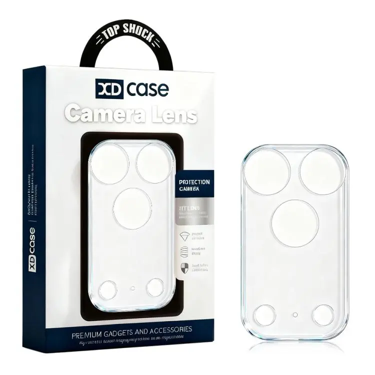 XDcase Transparent Integrated Tempered Glass Camera Film 13 - 17 Series